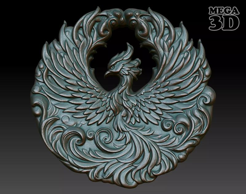 Phoenix basrelief 03 240607