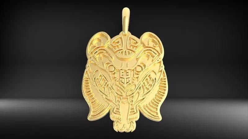 Mayan Tribal Pendant