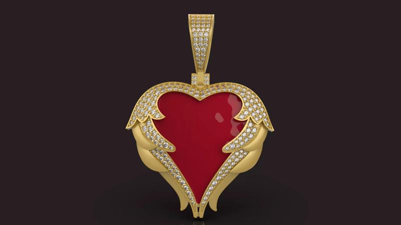 Heart Shaped Pendant - 0063