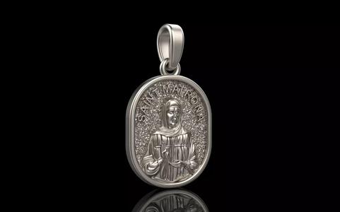 Saint Matrona protect us pendant model 990