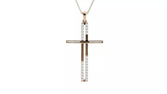 Jesus Holy Cross Pendant 3dm stl renders details