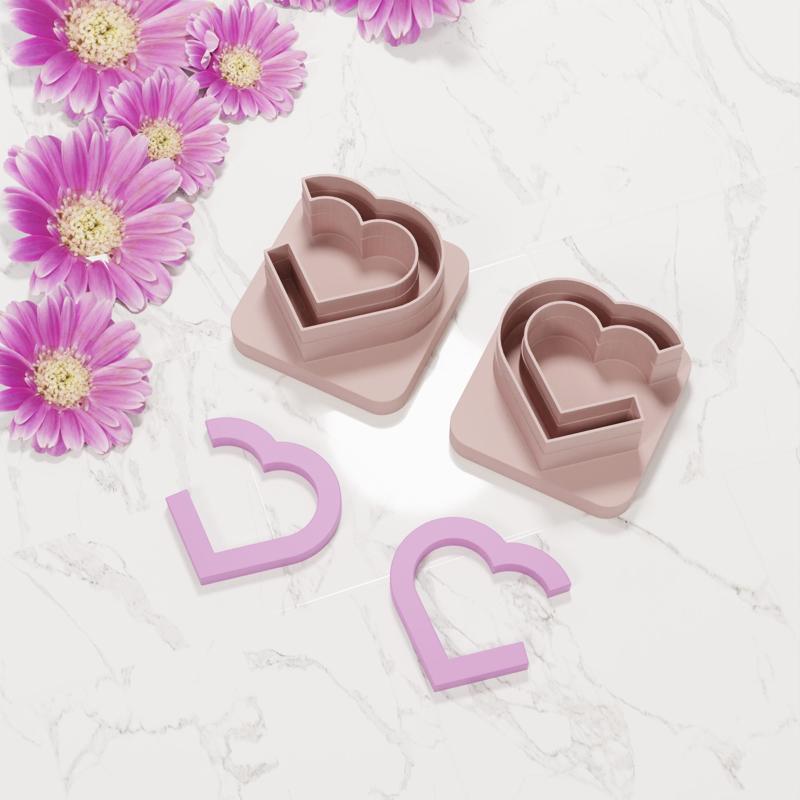 Crafty Valentine's Day: Heart Shaped Polymer Clay Cutters