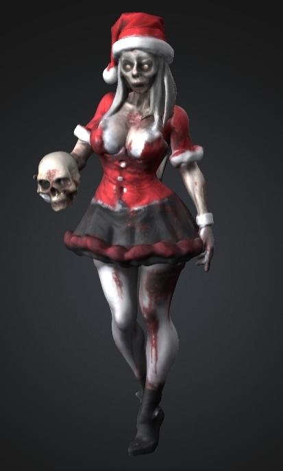 Mrs. Jessica Mary Claus the Zombie