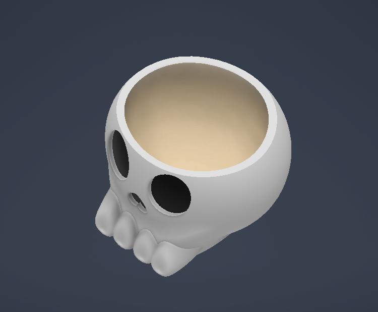 Watercolor PAn SKull style for halloween