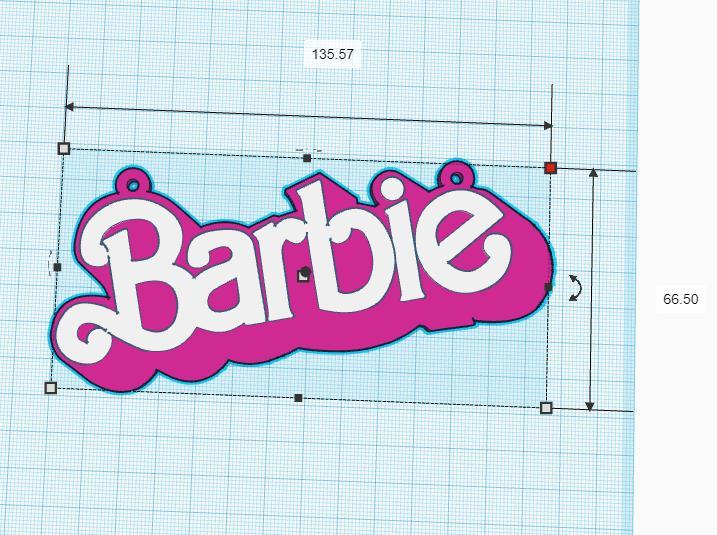 Barbie Necklace - Barbie Themed Jewelery