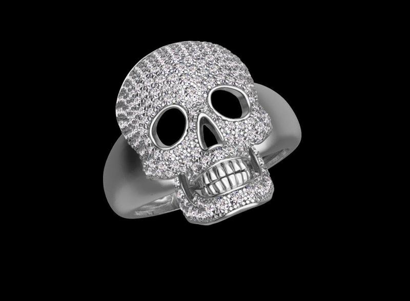 ring scull 3D print model