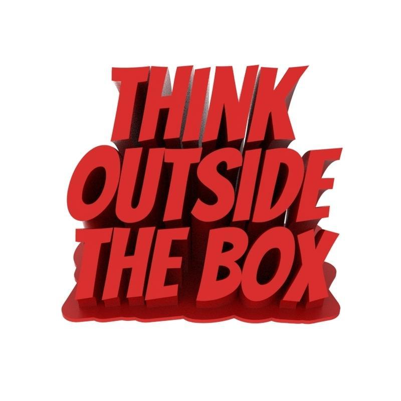Gift for creator - Think Outside the box