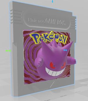 pokemon gengar gameboy cartridge wall decoration