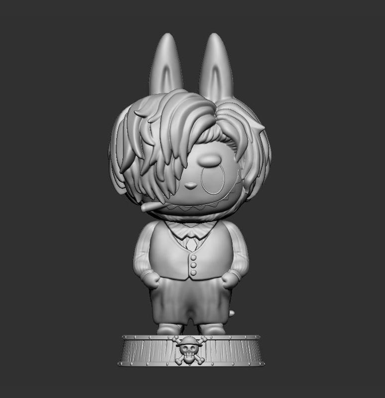 Labubu One Piece Sanji