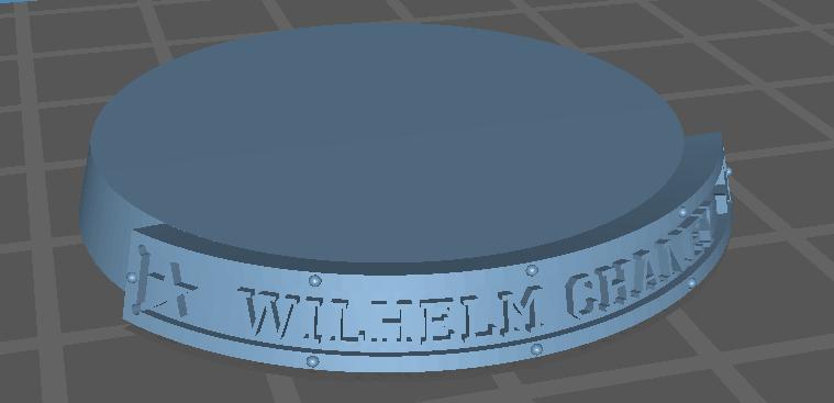 Wilhelm Chaney Base for Blood Bowl