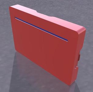 Card holder / Wallet customizable with rigid initials