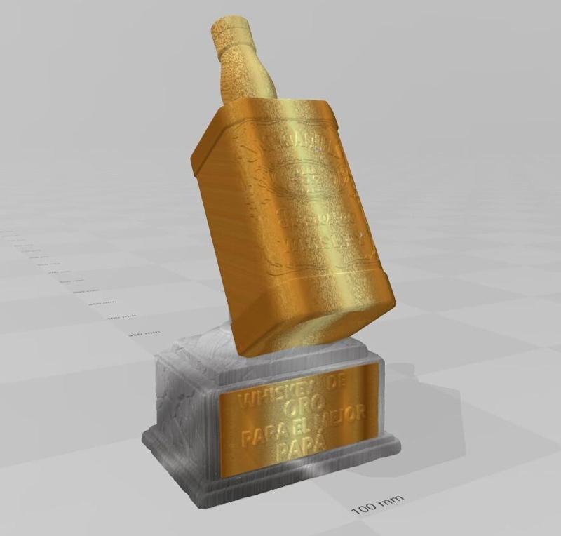 FATHER'S DAY GOLD WHISKEY TROPHY