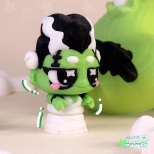 Cute Flexi Frankenstein Monster Couple (Print in Place)