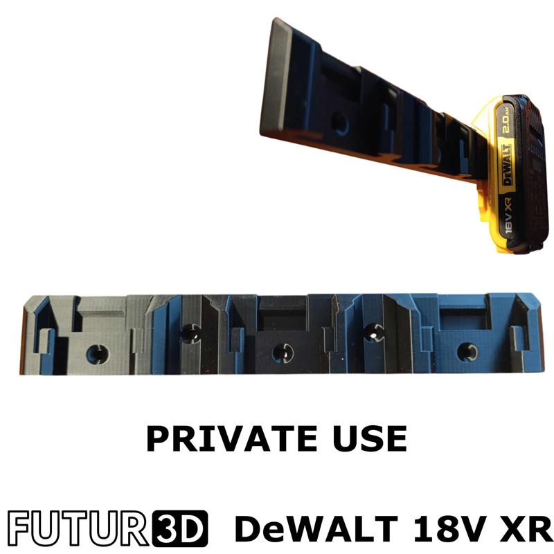 DeWALT 18XR 18V Triple ​​Battery Holder Private use