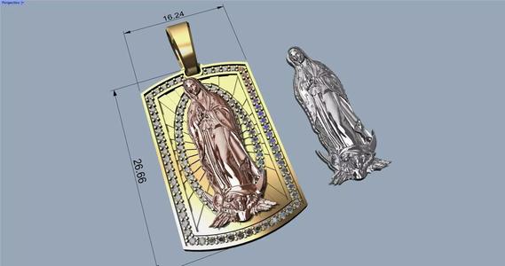 Virgin of Guadalupe Medal - Medalla virgen Guadalupe