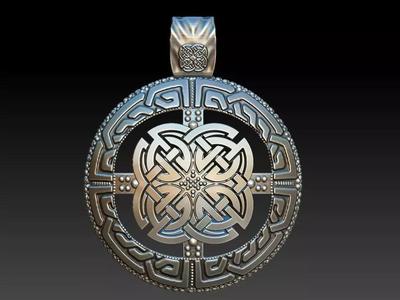 viking knot pendant