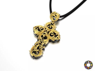 Stylized cross 0159