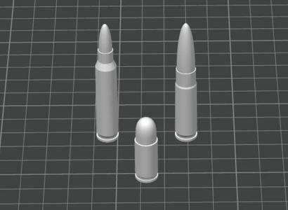 PIP 300 BLK Ammo- functioning 3DP ammo