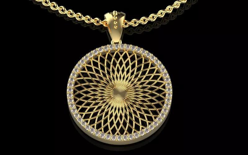 Ultra vision Circle pendant