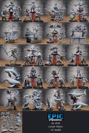 Corsair Waters Set / Pirate & Sea Encounter / Ocean Collection / Pre-Supported