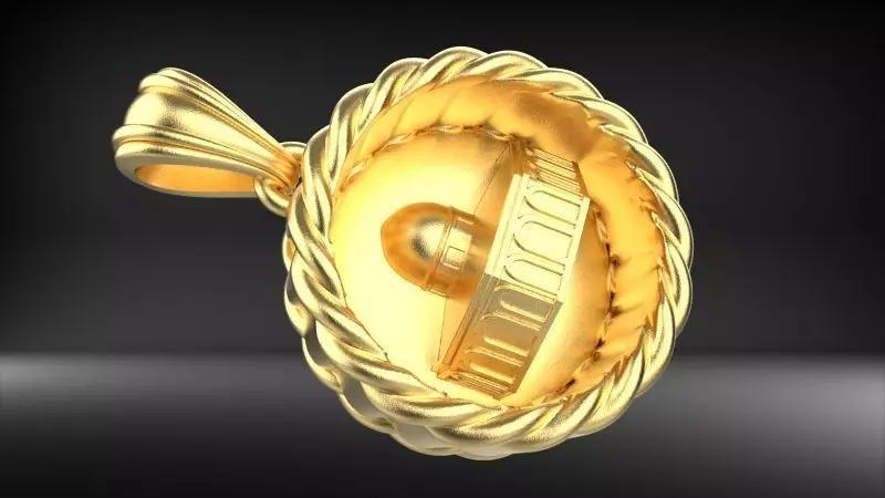 The Dome of Rock Pendant