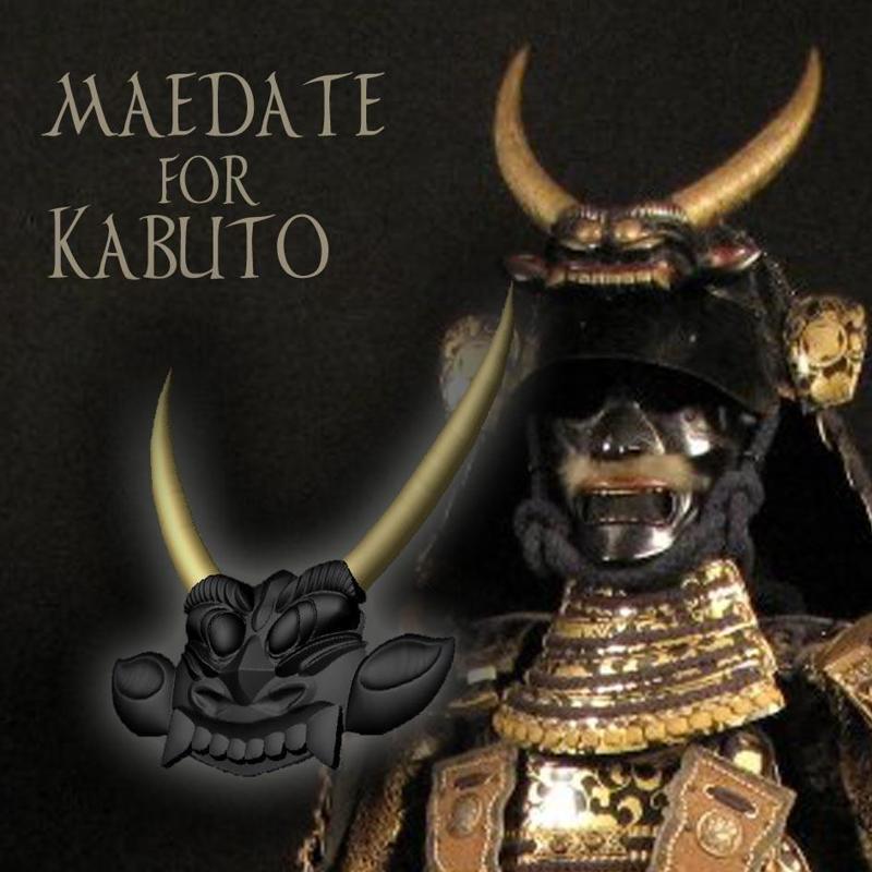 Samurai Shigami Maedate for Kabuto Helmet