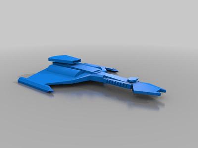 Star Trek Klingon Spellhjammer Vor'Cha Cruiser ship