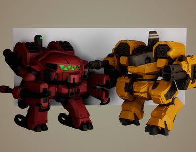 King Crabbo and Bullshork combo pack