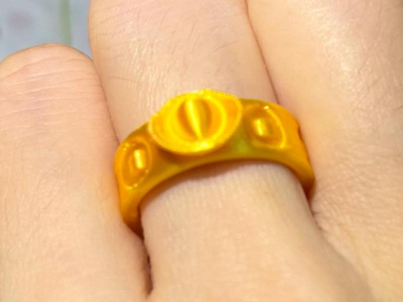 Fortune and Treasure Gold Ring 