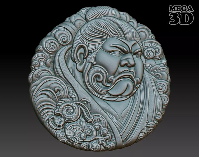 Sumo Wrestler basrelief 09 240802