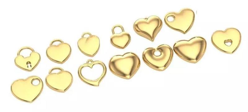 17 Heat Charm Drop Accessories 3dm stl file Pack