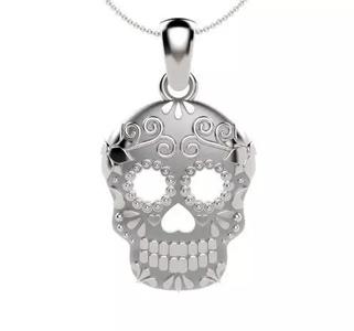 25mm Sugar Skull Pendant