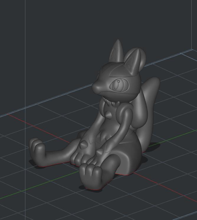 Pokemon Lucario keychain (Keychain)