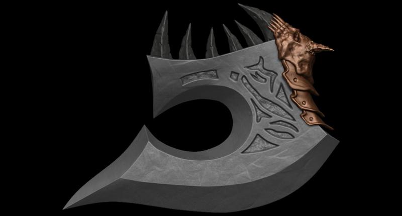 World of Warcraft Gorehowl Axe 3D Printable .STL File