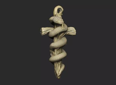 Anaconda religious Halloween   floral witch evil amulet