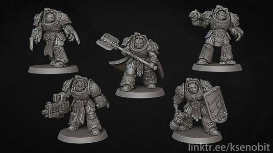 Astra Warrior Liquidators Mecha Full Pack