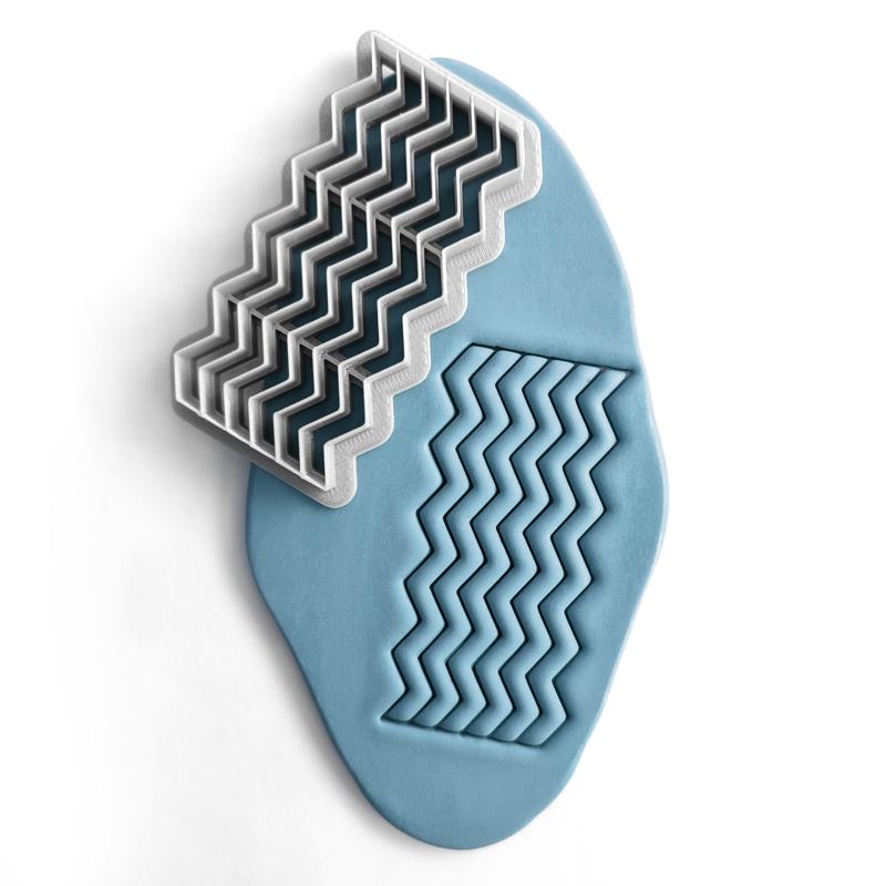Zig Zag strip Polymer Clay Cutter