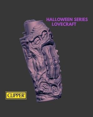 CLIPPER CLIPPER LIGHTER CASE ANCIENT TOTEM HALLOWEEN SERIES LOVECRAFT