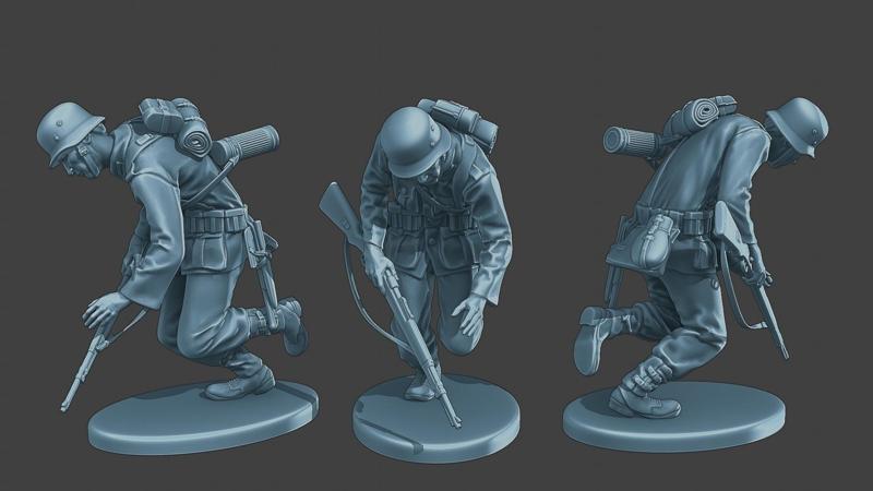 German soldier ww2 shooted G1