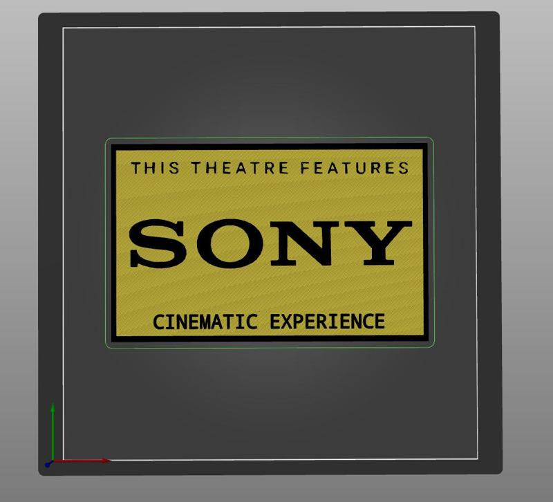 5 Pack Multimedia Wall Room Plates / Signs - Audio and Video Brands