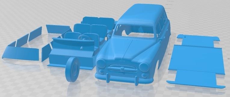 Peugeot 403 Familiale 1956 Printable Car