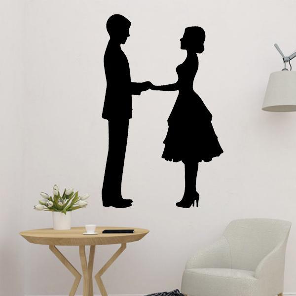 Couple in Love Decoration 2D