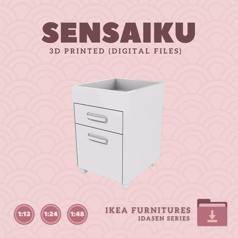 11 IDASEN Drawer Unit for Dollhouse - IKEA - 3D Print