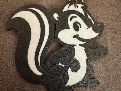 Skunk Keychain