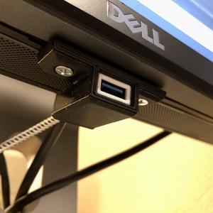 Undermounted USB Extension Holder