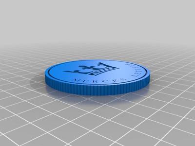 Hitman Coin — Debossed