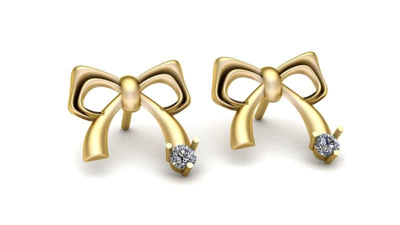 Women Fashion Earrings 3d Printable Model