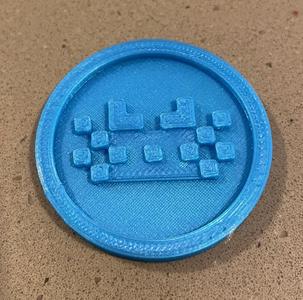 Axolotl Coin (Minecraft Inspired)