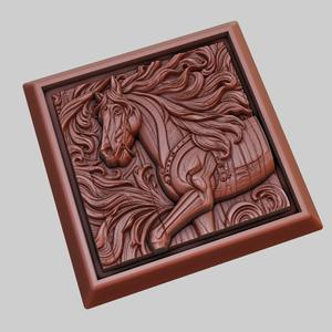 Horse Animal 3D Model for CNC Router Laser & 3D Printer