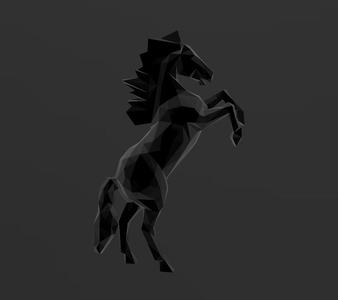 Horse A2 - Low Poly - Excellent Design - Decor